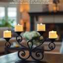 Homemory 24Pack 400+Hour Remote Control Flameless Candles, 2/4/6/8H Timer Led Votive Candles, Battery Operated Tea Lights for Wedding Table Centerpiece, Holidays, Halloween Pumpkins, Christmas Decor (White Base (Warm White Light))