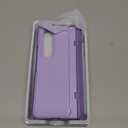 Spugan for Galaxy Z Fold 4 Case, S Pen Holder & Privacy Screen Protector & Kickstand & Hinge Protection, Slim Rugged Military-Grade Shockproof Protective Phone Case for Samsung Fold 4 (Purple)