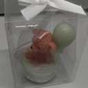 MTLEE 20 Set Bear Baby Shower Candles Favors for Guests, Soy Wax Bear with Balloon Shaped Candles Bulk for Boys Girls Gender Reveal Baby Shower Party Return Gifts(Sage Green)