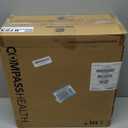 Carex Toilet Seat Riser, Adds 5 Inches of Height, Elevated and Raised Toilet Seat with 300 lbs Capacity, Standard Riser for Elderly and Handicap, Universal, Slip-Resistant, White