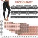 Bluemaple High Waisted Leggings for Women - Tummy Control Pants Non See Through Workout Soft Yoga Pants for Running Plus Size (Gray), Size S/M