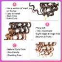 Boho Ocean Wave Crochet Hair 12Inch 8Packs Curly Crochet Hair