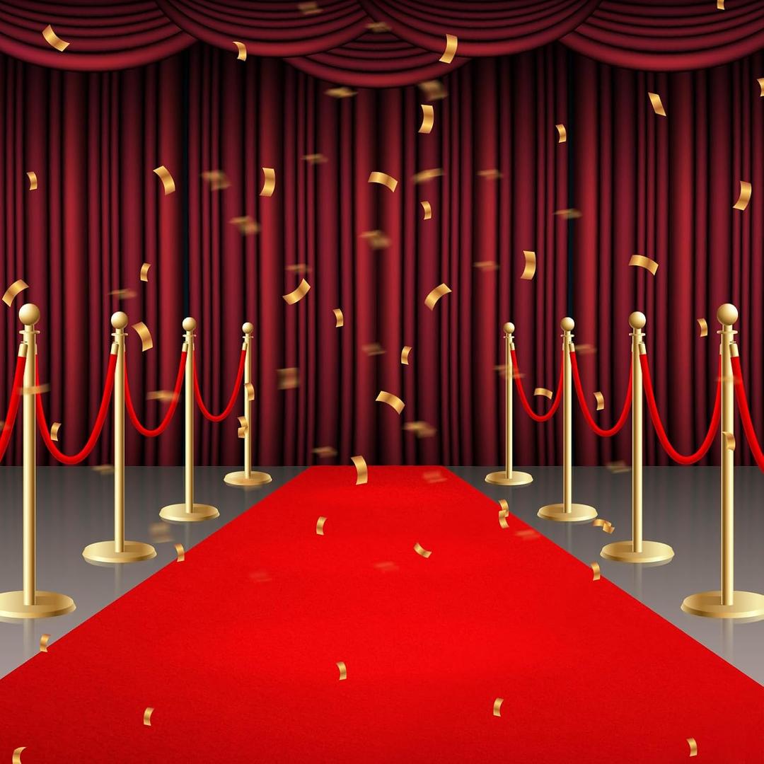 450GSM Extra Thick Red Carpet Runner for Party & Events, 4ft x 50ft