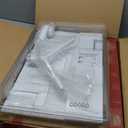 CRUA 24 Inch Curved Monitor, FHD(1920×1080P) 100HZ 120% sRGB Computer Monitors, Narrow Bezels on Three Sides, Blue Light Filter PC Monitor for Home, Office and Dormitory(HDMI, VGA)-White