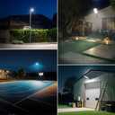 CNOIJUTS 2 Pack Solar Street Lights Outdoor Waterproof 6500K 13000LM LED Solar Flood Lights Dusk to Dawn Parking Lot Light with Motion Sensor and Remote Control for Commercial Area Lighting Yard