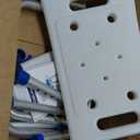 FSA/HSA Eligible Heavy Duty Shower Chair for Inside Shower, 500lb Weight Capacity, Height-Adjustable Shower Bench with Padded Seat, Shower Stool Suitable for Elderly and Disabled