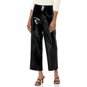 [BLANKNYC] Womens Luxury Clothing Ribcage Vegan Leather Pants (25, Right on Time)
