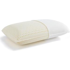 Kiss Dream 100% Talalay Latex Pillow, Natural Sleeping Bed Pillow - Luxury Soft Queen Size Pillow for Side, Back, and Stomach Sleepers - Removable Breathable Cotton Cover (Queen (Medium)) (Queen (Mid Loft))