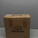 Snailax 2-in-1 Shiatsu Foot and Back Massager with Heat - Kneading Foot Warmer, Electric Feet Massage, Massagers for Back,Leg,Gifts for Women,Men (Black)