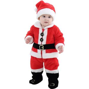 ABTSHU Baby Animal Costumes Toddler Halloween Dress Up Outfit (18-24 Months/Height 32"-35", Santa)