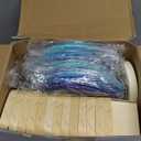 Namalu 24 Set Hot Air Balloon Centerpieces Paper Lanterns Wooden Candy Boxes with Sticks DIY Craft for Baby Shower Wedding Bachelorette Birthday Party Table Decoration(Blue Series)