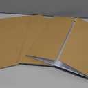 Trifold Poster Board, 24" x 16", 3-Pack, White Corrugated Project Boards for Science Fairs, School Projects, Event Displays, and Business Presentations