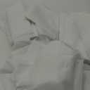White Sheer Tulle Curtains - , 41"×86" Long, Rod Pocket, for Bedroom & Living Room, Pack Of 12 