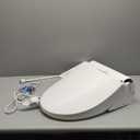 TOTO WASHLET A2 Electronic Bidet Toilet Seat with Heated Seat and SoftClose Lid, Elongated, Cotton White - SW3004#01