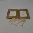 Edenseelake 5x7 Picture Frames Set of 2, Vintage Gold Photo Frame 5 by 7 for Tabletop or Wall Display