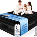 Queen Air Mattress with Built-in Pump 18in, Anti-Leak PVC Bonding
