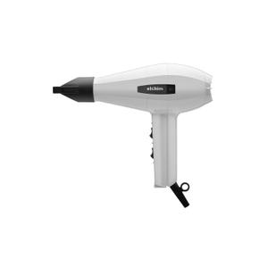 Elchim Classic 2001 High Pressure Hair Dryer - 1875 Watt Quick Dry Professional Salon Blow Dryer (White)