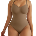 SHAPERX Women's Shapewear Bodysuit Tummy Control Body Shaper Seamless Sculpting Snatched Waist Body Suit, Size L/XL