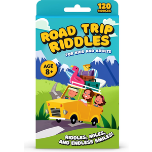 WELL BALANCED 120 Road Trip Riddles - Road Trip Car Game for Kids