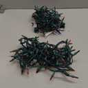 MYGOTO 2 Pack 23ft 100 Clear Mini Easter String Lights on Green Wire for Indoor/Outdoor Use, Connectable 120V Clear Tree Lights for Christmas Wedding, Bedroom, Porch Decor(Multicolor)