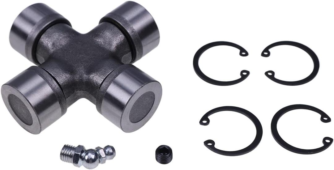144465A1 84355357 9968059 Spider U Joint w/Snap Rings Cross Front Axle Compatible with Case 580M 590SM 480F 480FLL 570LXT Compatible with New Holland Ford Tractor CAR40825 Bearing Kit