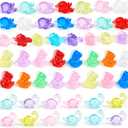 JOYIN 50 Pcs Mini Dinosaur Figures, Tiny Dinosaur Figurines for Slime Charms for Crafts, Mini Resin Animals to Hide, DIY Miniature Scenes, Party Favors, Vase Filler