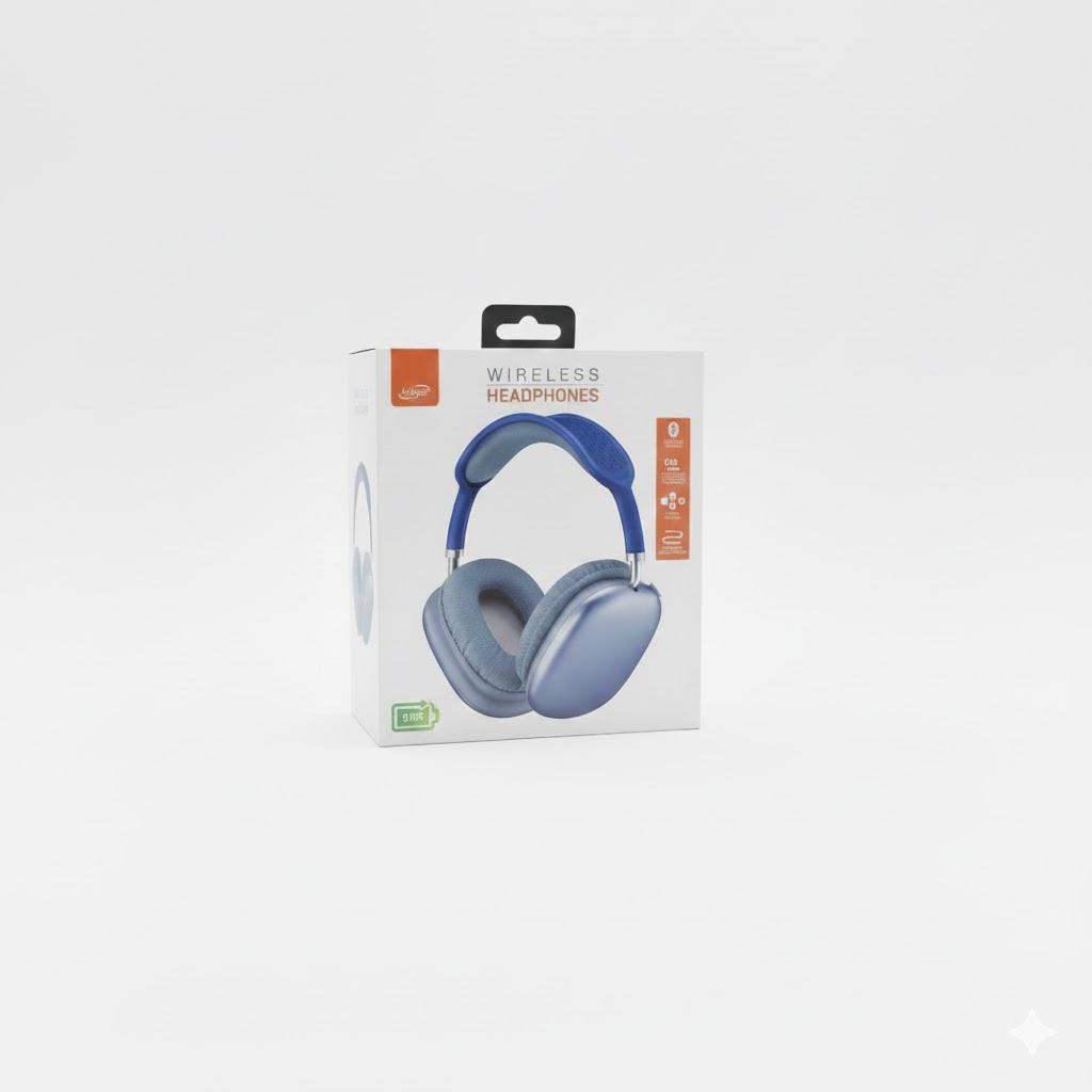 iLive Over The Ear Wireless Headphones Blue