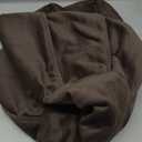 Louis Donn Unstuffed Flannel Fabric Ottoman Pouf Cover Footstool Pouffe Cover Replacement Outdoor Upholstered Foot Rest Storage Solution for Kids Pet Christmas Living Room Home Decor ONLY Cover