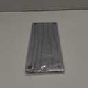 Quick Dry Sink Caddy Kitchen Sink Organizer, Water Absorbing Stone Tray for Sink, Stone Drying Tray, Diatomite Faucet Mat & Protector, Dispenser Sponge Holder, Stone Soap Tray for Bathroom Counter (Dark Gray Metal Foot Wave Large)