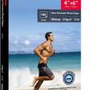 Koala Ultra Premium Photo Paper 4x6 Inch Glossy Photo Printer Paper Water Resistant for Inkjet Printer 100 Sheets 72lb