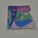 Avery Durable Plastic 8-Tab Write & Erase Big Tab Dividers for 3 Ring Binders, Pastel Brights (16271)