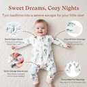 Baby Sleep Suit 1.0TOG Long Sleeve Wearable Blanket with Legs, Soft Sleeping Bag with Feet (Newborn to 24 Months)