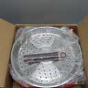 13.07-Inch Carbon Steel Wok Pan with Lid: Woks & Stir-Fry Pans Nonstick with Steamer for Cooking Pan Set, Large Deep Chinese Frying Saute Pan Wok Skillet, Induction Compatible, Stay-Cool Handle, Gifts