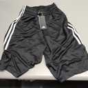 adidas Men's Train Essentials Piqu 3-Stripes Shorts (Black/White), XS 11''