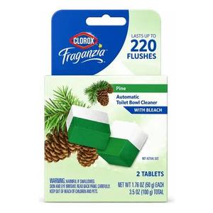 Clorox Fraganzia 220 Flushes, 2 Tablets