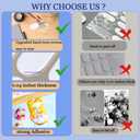 3 x 300 Pcs Double Sided Adhesive Glue Clear Dots, Removable Sticky Tack, Museum-Style Mounting Putty, No Damage No Trace Adhesive Dots for Wall Decor, Figurines, Posters, Balloons & Crafts (0.31"x0.51")