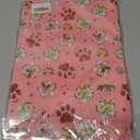 2 x RiukRaiu Christmas Cat Wrapping Paper for Kids - Pink Xmas Gift Wrap Red Green Plaid Paw Prints Gingerbread Santa Hats for Holiday Presents & Party Gifts - 4 Jumbo Sheets, 40 X 28 Inches Each