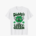 Daddy's Lucky Charm Cute St. Patrick’s Day kids T-Shirt 4T
