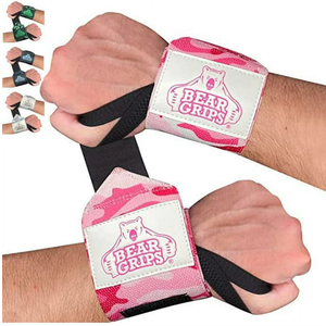 Bear Grips Wrist Wraps for Weightlifting Men, Wrist Straps for Weightlifting, Powerlifting Wrist Wraps, Weight Lifting Wrist Wraps for Women, Wrist Support for Weightlifting