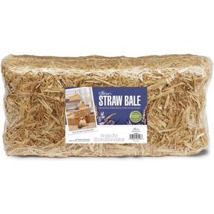 FloraCraft Decorative Straw Bale 8 Inch x 8 Inch x 20 Inch Natural