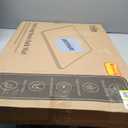 Yolife Stone Bath Mat Large, 32" x 20" Diatomaceous Earth Bath Mat for Bathroom, Super Absorbent Quick Drying Bathroom Stone Mat, Non-Slip Diatomite Shower Mat, Easy to Clean (White Grey)