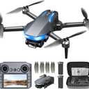 GPS Drone with 2K Camera for Adults, 5G FPV Foldable Drone with 4.5" Screen Controller, Brushless Motor, Tap Fly & Circle Fly, GPS Auto Return, Follow Me, Long Flight Time RC Quadcopter for Beginners (Grey)