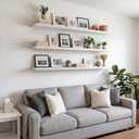 Long Floating Shelves 48", 3 Pcs Wall Shelves, Invisible Brackets, 48in