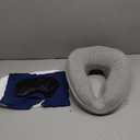 VVB Face Down Pillow for Massage Table, Massage Headrest for Bed, Stomach Pillows with Face Cradle Pad, BBL Pillows After Surgery Post Eye Surgery Recovery, Massage Pillow with Removable Cover Grey