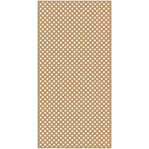 4 ft. x 8 ft. Sierra Cedar Privacy Diamond Vinyl Lattice