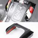 Savadicar GT-3 JK Shifter Storage Box, Gear Shift Console Side Tray Organizer for 2011-2018 Jeep Wrangler JK JKU, Interior Accessories, Reserved USB Charger Extender Slot, Black