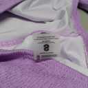 Summer Mae Maternity Swimsuit One Piece One Shoulder Ribbed Pregnancy Bathing Suit (Small, Violet)