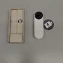 Google Nest Doorbell (Wired, 3rd Gen)  2K Video and Gemini, Live View, Night Vision, 2Way Audio  Works with Google Home  2025 Model  Snow