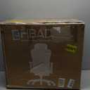 Hbada P3 Ergonnomic Office Chair with 2D Adjustable Lumbar Support, Office Chair with Adjustable Headrest and Armrest, 145° Stepless Tilt Function, Black (No Footrest)