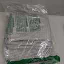 POLYTE 430 GSM Microfiber Lint Free Hand Towel, 16 x 30 in, 4 Pack (Waffle Weave) (Light Gray)